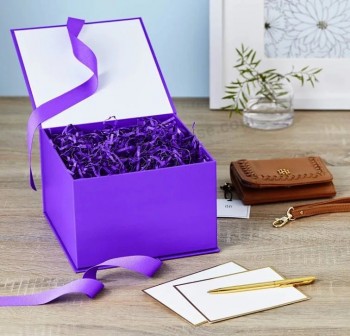 Geschenkbox mit Deckel (türkisblau) für Geburtstage, Muttertag, Brautduschen, Hochzeiten, Anlässe