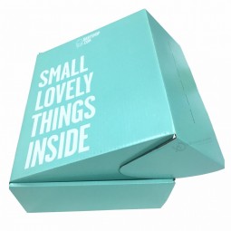 Caja de embalaje corrugado de papel colorido OEM tamaño personalizado para el envío de zapatos