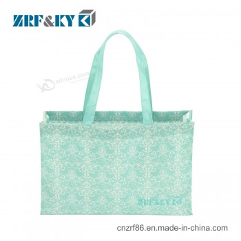 Custom Promotional Printed Pure Calico PP Non Woven Tote Bag