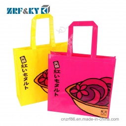 Custom Printed Color PP Non Woven Fabric Food Carry Bag