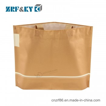 Personalizzato Stampato Oro Lusso Riutilizzabile Carry Non Tessuto Shopping Bag