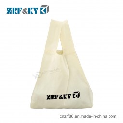 Reusable Vest Type Shopping Grocery Bag Carry Woven Cotton Bag