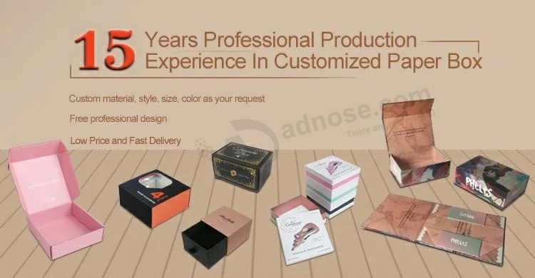 Hotstamped Logo Color Magnet Foldable Gift Box/Foldable Box/Paper Box/Paper Packaging Box