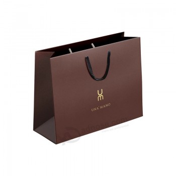 Fabriek High Quaity Shopping Packaging Paper Bag met handvat / papieren cadeautas / papieren boodschappentas