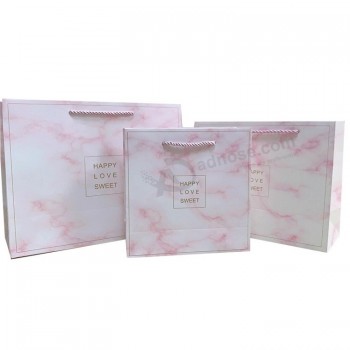 Luxus Custom Print Kraftpapier mit Lack Papier Geschenkverpackung Einkaufstasche / Papiertüte / Papiergeschenktasche