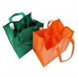 Multi Compartment 프로모션 광고 Non Woven Bottle Bag