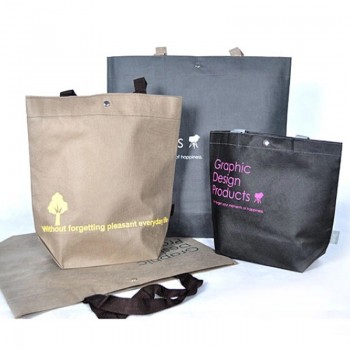 Luxe non-woven draagtas met merklabel