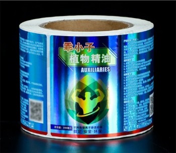 Stampa personalizzata Pet PVC Carta Vinile Plastica Laser Ologramma Adesivo Etichetta Adesivo