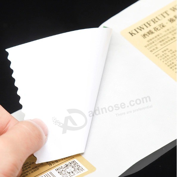 Customized Printing Clear Adhesive Label Packaging Self Adhesive Printed Transparent Paper PVC Pet Plastic Vinyl Packing Label Thermal Stickers Roll Print