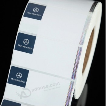Aangepaste laserfilmrolstickers Hot Stamping Paper Advertising Trademark Stickers Aangepaste anti-namaak beveiligingsverpakkingen Seal Labels