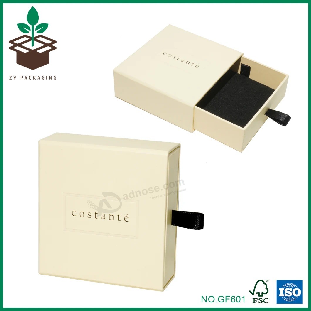 Custom Paper Packaging Box with Ribbon Handle