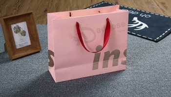 Mini Bolsa de Regalo Pequeña de Decoración Personalizada Barata con Diseño Bolsa de Papel Kraft Impresa