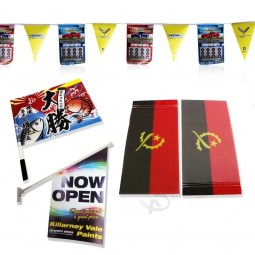 Outdoor Advertising Double Side Single Sided Printing Polyester Texile Banner Factory Custom National Flag 3X5 Delivery Within 48hours