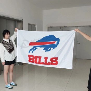버팔로 빌스 팀 플래그 모든 NFL 팀 플래그 NFL 팀 배너 공장 플래그 NFL용 OEM ODM 플래그