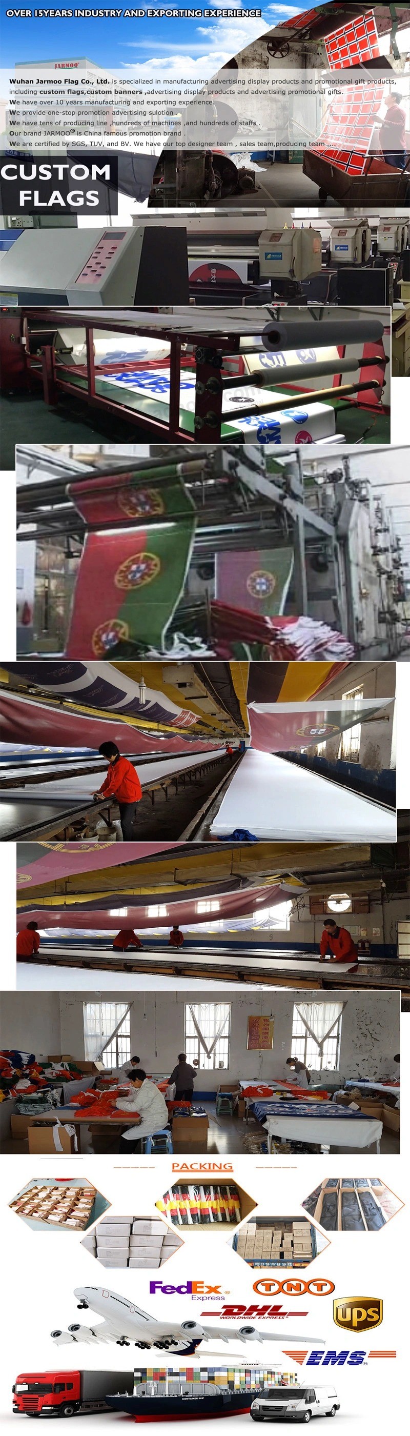 Factory Price Digital Printing Custom Flag, Hand Flag Banner Flag