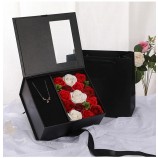 金箔定制巧克力/手表/珠宝/花/化妆品/化妆品/肥皂展示圣诞礼品包装纸板