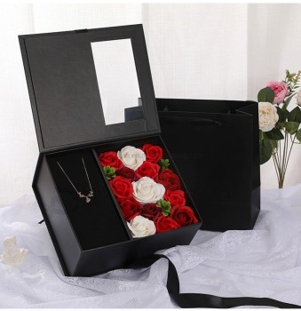 Goldfolie benutzerdefinierte Schokolade / Uhr / Schmuck / Blume / Make-up / Kosmetik / Seife Display Weihnachten Geschenk Verpackung Karton