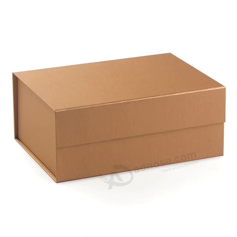Custom Luxury Foldable Cardboard Cosmetics Makeup Jewelry Clothes Magnetic Paper Gift Box for Wedding Party Festival Gift Packaging with Ribbon