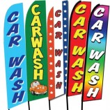 Single Sided and Double Sided Feather Flags Swooper Flag Beach Flags Car Wash Flag