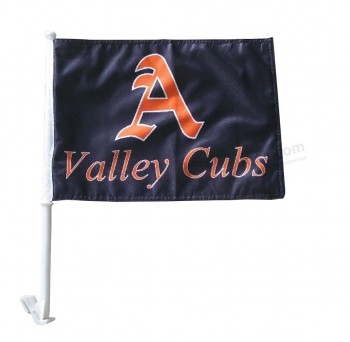 Vente en gros de drapeaux de voiture personnalisés avec votre logo