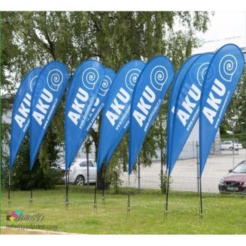 Drapeau de pays personnalisé, bannière de drapeau de plage, drapeau de plume, drapeau en forme de larme, drapeau de voiture, drapeau de corde de fanion, drapeau de sac à dos