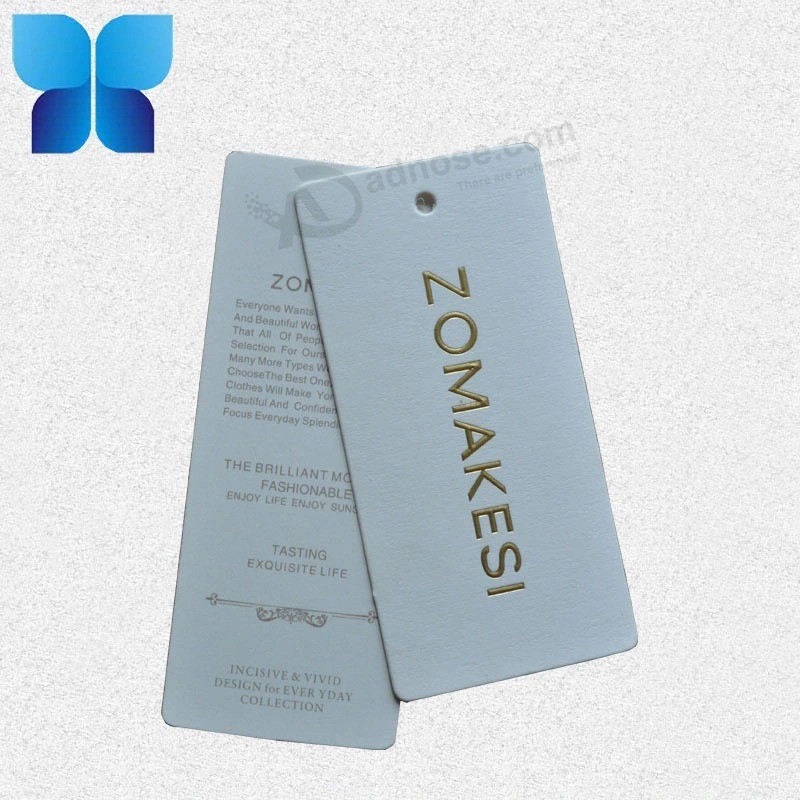 Custom Eco-Friendly Paper Swing Tag for Garment Accessories