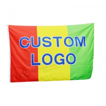 Qualsiasi Dimensione Stampa Digitale Logo Bandiera Banner E Design Bandiere Personalizzate
