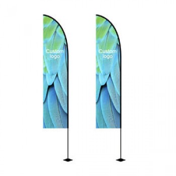 HD-gedruckte Beach-Feather-Flaggen und kreative Werbeflaggen