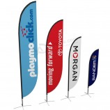 Bandiera di piume Pubblicità Poliestere Volante Beach Banner Bandiere