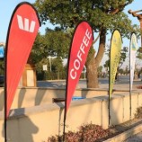 DJ Custom Polyester Beach Swooper Feather Banner Sign Vlaggen