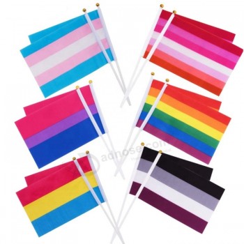 Fabricantes chinos de estilo caliente de alta calidad Bandera de mano de varios países