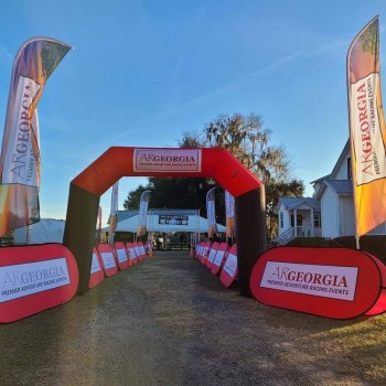 Arco gonfiabile del traguardo di inizio della gara Arco d'ingresso gonfiabile per l'evento