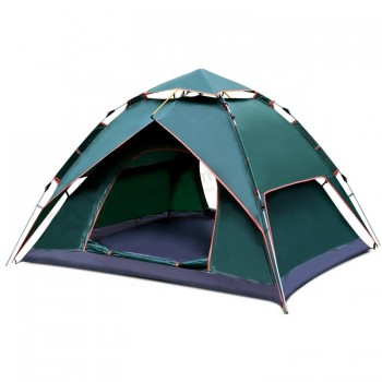 Tenda da campeggio istantanea automatica per famiglie per 3-4 persone per famiglie con popup veloce