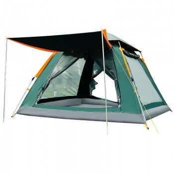 Tende traspiranti per 1-4 persone 210T più vendute per campeggio Tenda rapida con zaino in spalla istantaneo Facile da installare