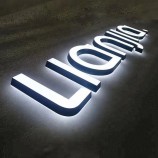 Insegna con lettera luminosa a canale 3d in acrilico personalizzata con lettera 3d a led da parete personalizzata