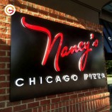 Insegne per negozi personalizzati Insegna illuminata in acrilico 3D Lettere luminose a led Produttore di insegne illuminate a led