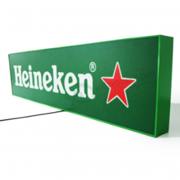 Außenplatine Rechteck benutzerdefinierte Business Light Box Zeichen LED Outdoor LED Werbung Light Box Box Acryl Lightbox Beschilderung