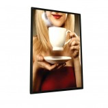 Magnetico Elettronico Ristorante Menu Board Telaio In Alluminio Pubblicità Acrilico Ultrasottile Led Retroilluminato Light Box