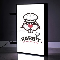 benutzerdefinierte Funktion 2-5 Jahre Garantie für den Außenbereich innen runde LED-Acryllichtbox mit Buchstaben Werbeleuchte Box