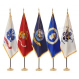 le moins cher Nylon Personnalisé En Plastique Base polyester mini pays national bureau Bureau Drapeaux