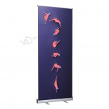 Roll-up banner stand roll up portátil pantalla móvil impresión aluminio de alta calidad exhibición de exhibición al aire libre