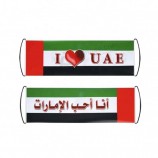 Rotolo retrattile a mano che scorre verso l'alto Fan Banner con logo personalizzato