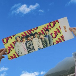 Hersteller Doppelseitige benutzerdefinierte Handventilatoren jubeln kpop Slogan hängendes Banner