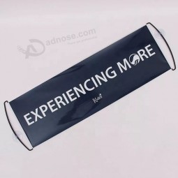 Heißer Verkauf benutzerdefiniertes Logo Roll Up Fan einziehbare Hand held Sport Fan Jubel Scrolling Banner