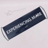 Venta caliente de logotipo personalizado enrollable ventilador retráctil de mano ventilador de deportes animando estandarte de desplazamiento