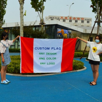 3 x 5 Flagge individuell gedrucktes Logo hochwertige benutzerdefinierte Flaggen für Outdoor-Aktivitäten