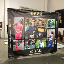 Наружный материал ПВХ Пользовательский логотип Сетчатый забор Рекламный баннер Пользовательский виниловый
