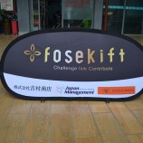 Stampa personalizzata orizzontale pop-up un banner con cornice
