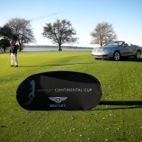 Esposizione pieghevole pop up a cornice banner stand orizzontale in tessuto metallico display banner per eventi stand espositivo
