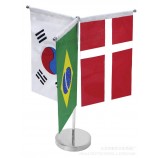 Office flagpoles custom mini desktop flag for table